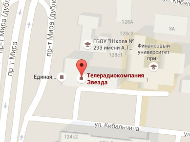 Google Maps по поисковому запросу "ИГИЛ" указывает на офис российского телеканала "Звезда"