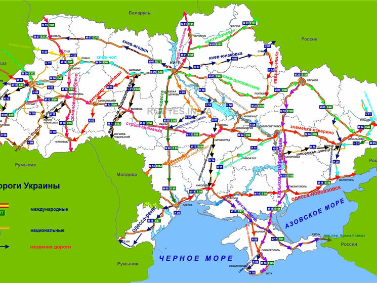В Украине будет разработана геоинформационная система дорог