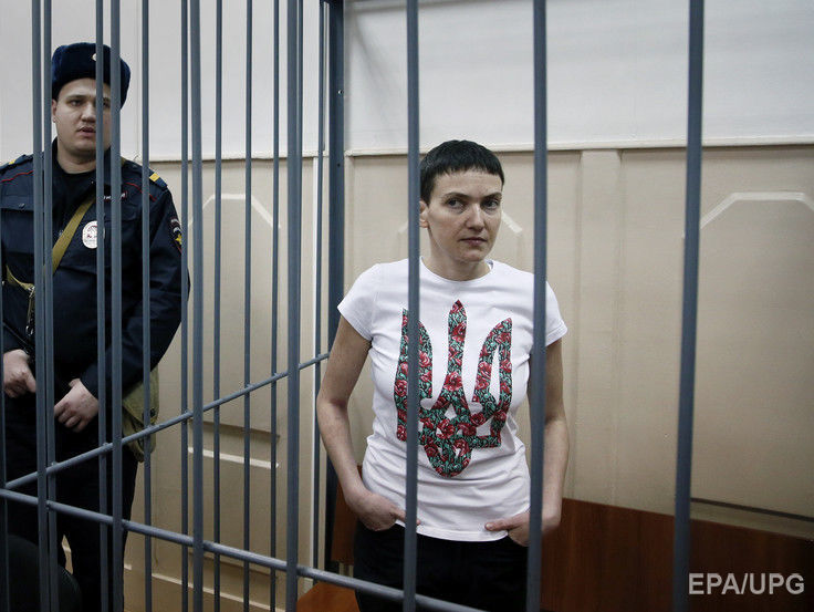 Савченко: Я объявляю голодовку до возвращения меня в Украину живой или мертвой