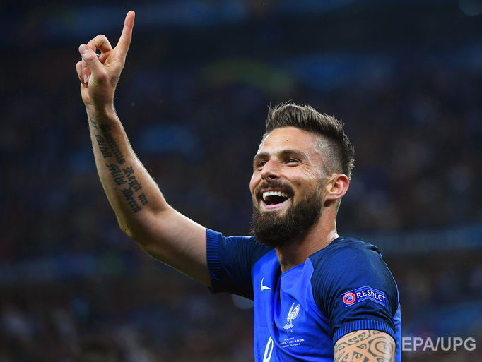 Франция обыграла Исландию со счетом 5:2 и вышла в полуфинал Евро 2016