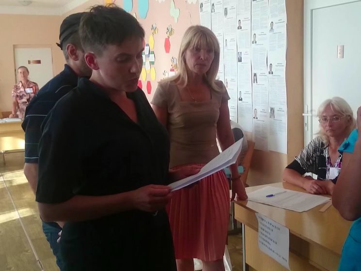 Вера Савченко: Наблюдаем массовые фальсификации в 114-м избирательном округе в Луганской области