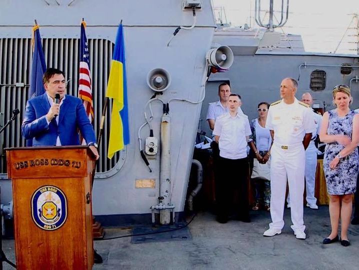 Саакашвили: После аннексии Крыма и событий в Турции военно-стратегическое значение Черного моря резко возросло