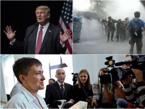 Савченко объявила голодовку, Трамп припугнул третьей мировой, в Киеве добровольцы подрались с полицией. Главное за день