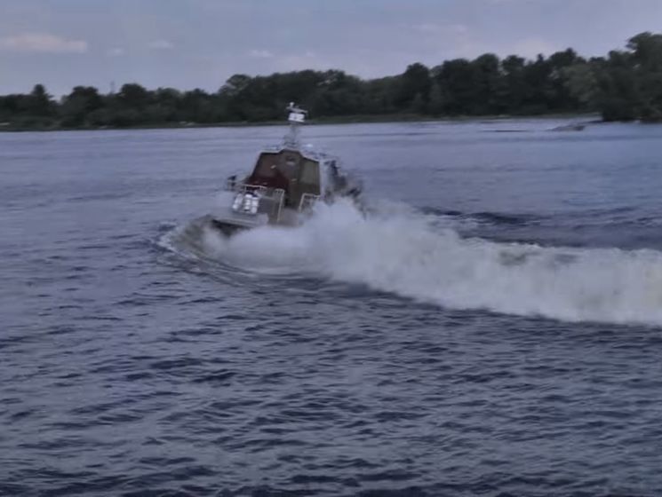 Украинские пограничники испытали новый катер морской охраны. Видео