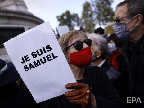 Je suis Samuel. Французы вышли на улицы в память об обезглавленном учителе. Фоторепортаж