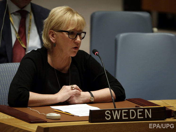 Глава МИД Швеции: ЕС стоит задуматься о новых санкциях против России из-за войны в Сирии