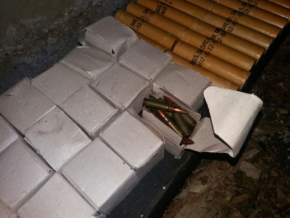 В Мариуполе на железнодорожной станции обнаружили мешок с боеприпасами
