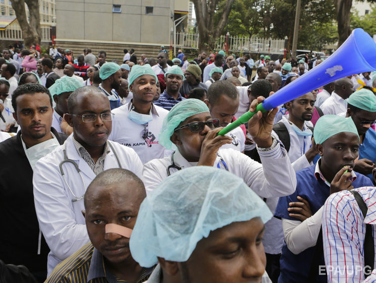 В Кении во время забастовки медиков из психиатрической клиники сбежали 87 пациентов