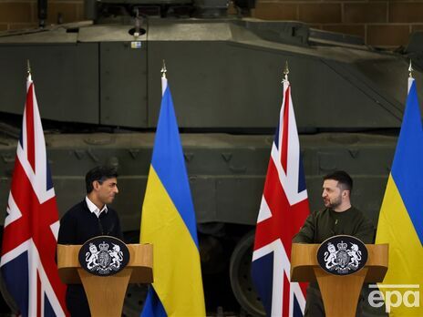 Великобританія почне навчати українських пілотів керувати західними винищувачами – Сунак