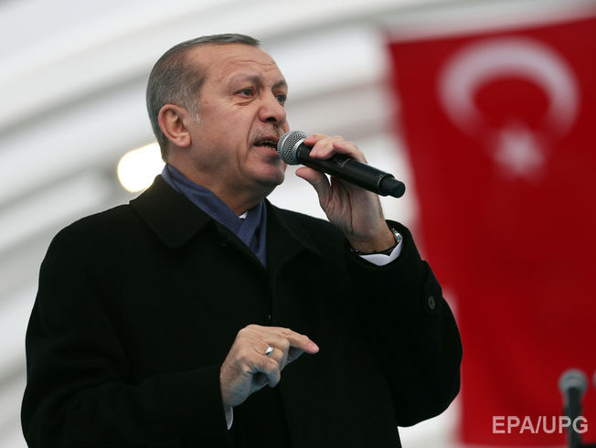Эрдоган заявил, что имеет доказательства поддержки боевиков ИГИЛ коалицией во главе с США