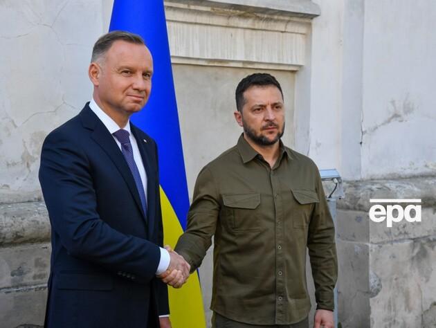 Дуда выразил надежду, что в следующем году Украина отпразднует День Независимости свободной от российской агрессии