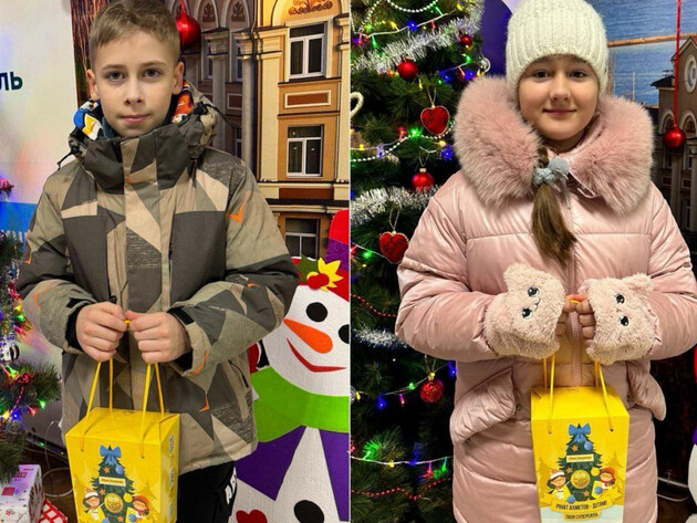 Фонд Рината Ахметова поздравил с Новым годом детей из Мариуполя в Хмельницком