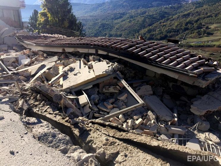 В центре Италии произошло мощное землетрясение