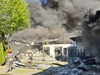 Синєгубов показав наслідки денного удару по Харкову. Пожежа триває, кількість постраждалих зросла до шести. Фото