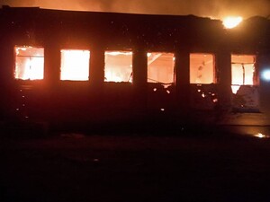 Росіяни дронами зруйнували будинок культури в Миколаївській області, сталася пожежа – Кім