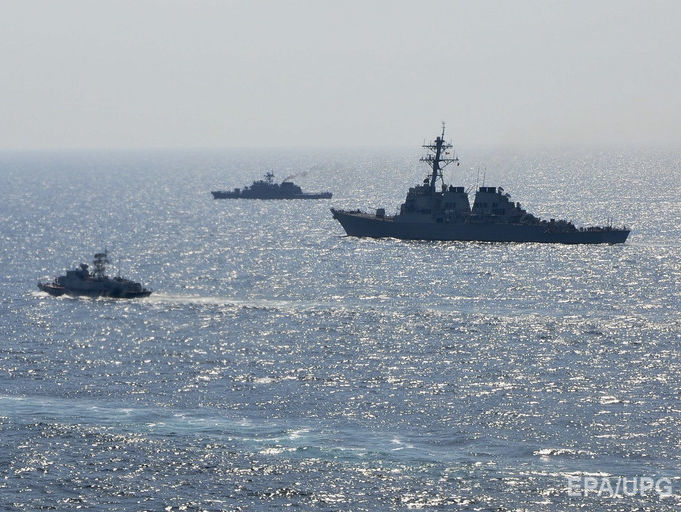 В Черном море стартовали военные учения НАТО при участии Украины