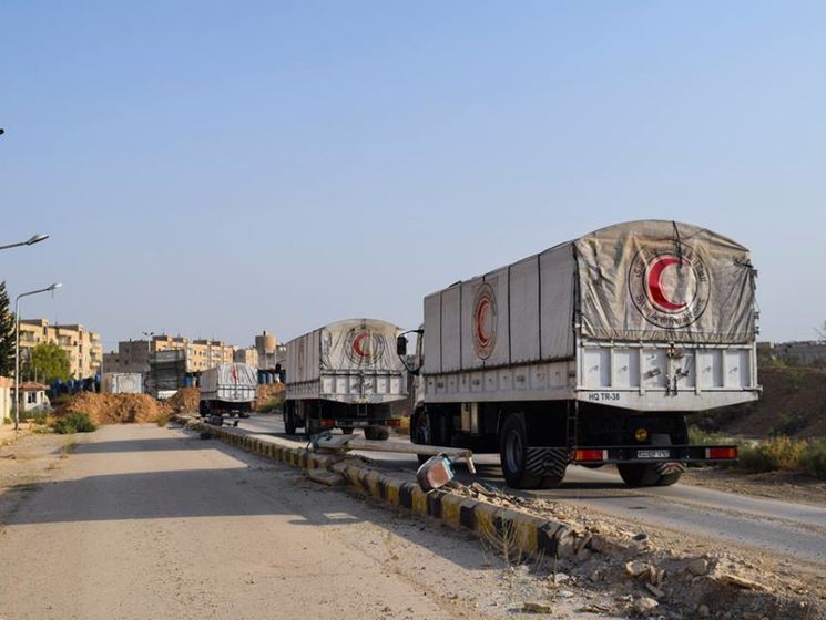 Гуманитарный конвой под Алеппо разбомбила сирийская авиация &ndash; доклад ООН