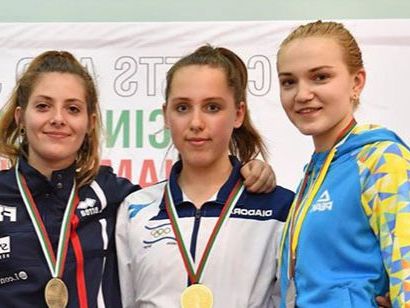 Украинка стала серебряным призером чемпионата Европы по фехтованию