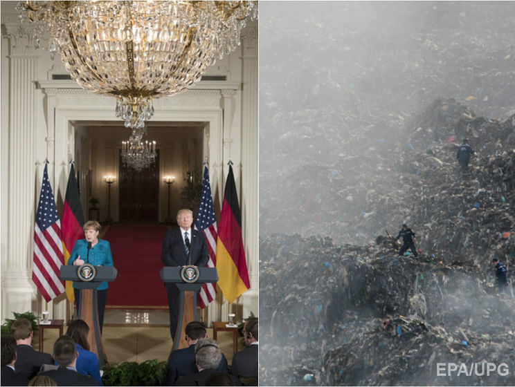Вивезення сміття зі Львова повністю заблоковане, Меркель із Трампом обговорили війну в Україні. Головне за день