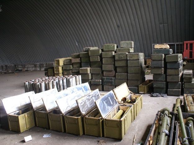 СБУ в Запорожской области обнаружила арсенал оружия и боеприпасов