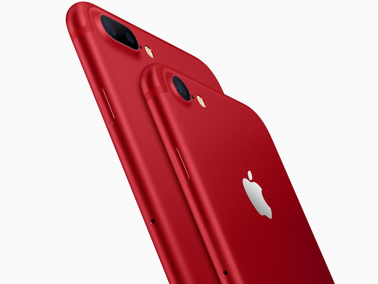 Apple впервые выпустит красный iPhone 7 