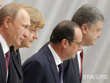 Лидеры "Нормандской четверки" обсудили вопрос урегулирования на Донбассе