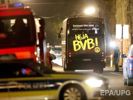 Суд Германии арестовал подозреваемого в нападении на автобус "Боруссии" россиянина