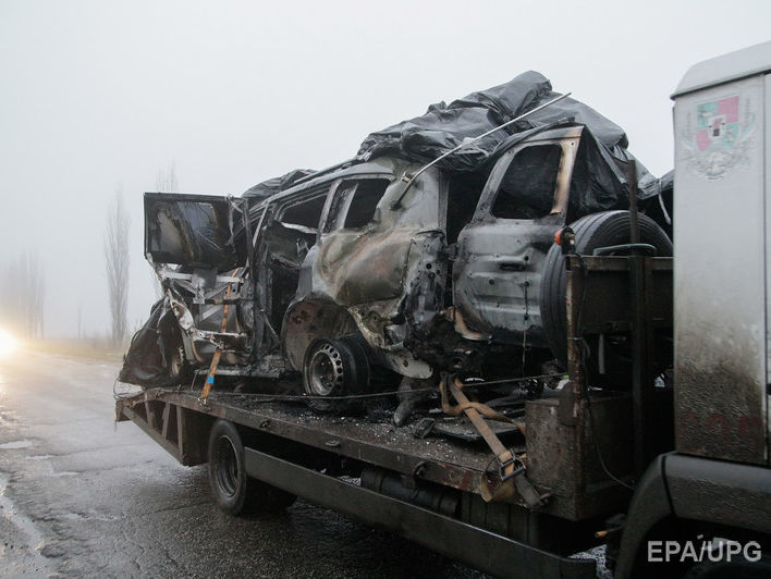 СБУ квалифицировала подрыв автомобиля миссии ОБСЕ в Луганской области как теракт