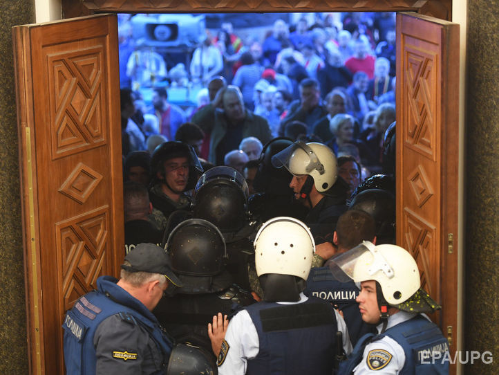 В результате протестов в Македонии пострадало 109 человек – МВД