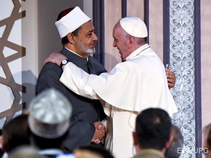  Папа римский призвал к объединению религий для борьбы с терроризмом 