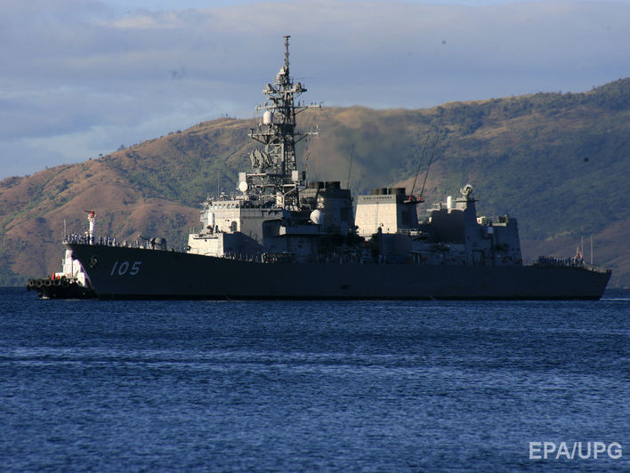В Японском море столкнулись американский крейсер и южнокорейская рыболовная шхуна