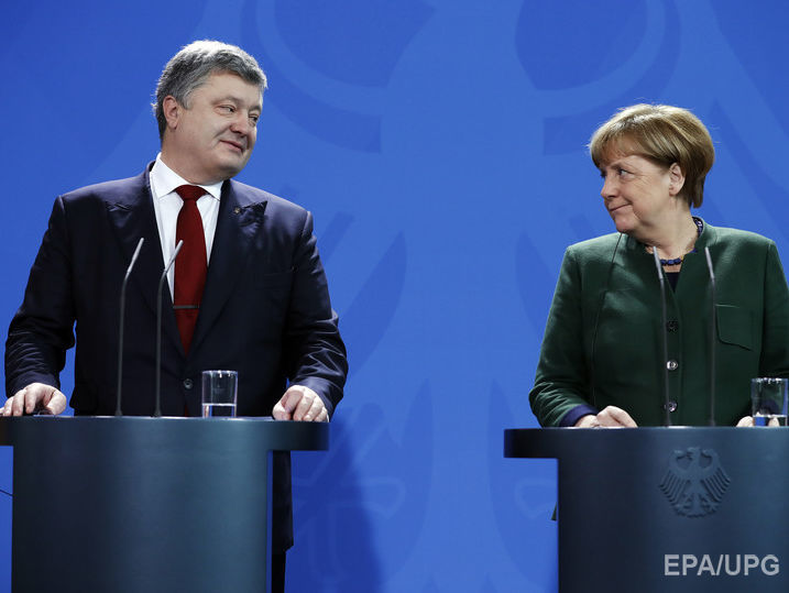 Порошенко и Меркель обсудят подготовку встречи в нормандском формате