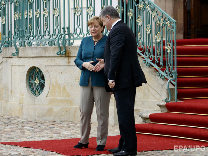 Порошенко встречается в Брюсселе с Меркель