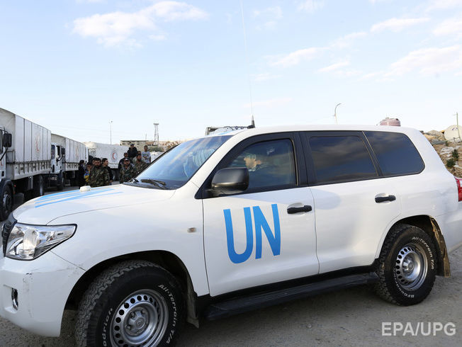 ООН направила на оккупированные территории Донбасса 20 грузовиков с гумпомощью &ndash; Госпогранслужба