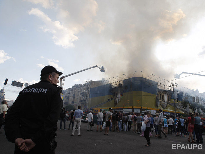 Владелец сгоревшего Центрального гастронома в Киеве намерен реконструировать здание под отель