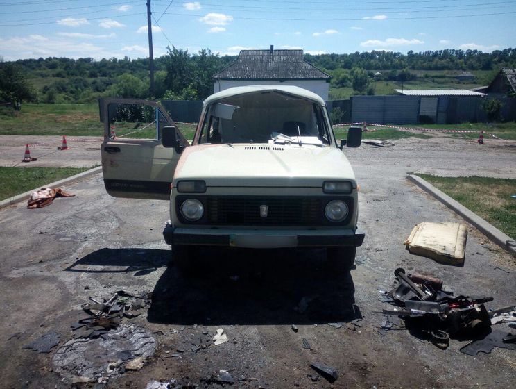 В Харьковской области взорвался автомобиль