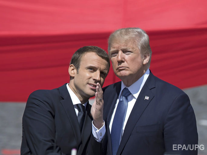 Трамп и Макрон договорились координировать действия США и Франции вокруг ситуации с КНДР