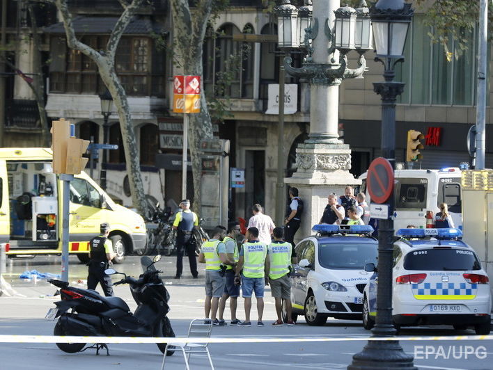 ﻿Теракт у Барселоні. Онлайн-трансляція