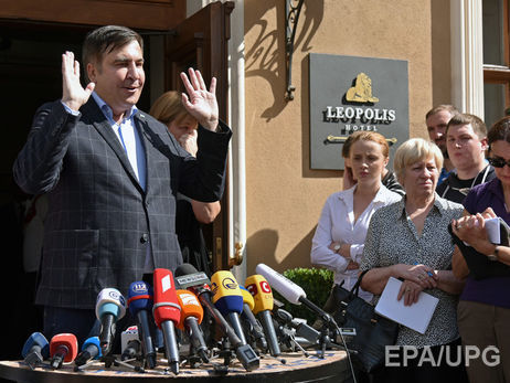 Саакашвили выехал вечером из гостиницы во Львове в неизвестном направлении и не вернулся на ночевку