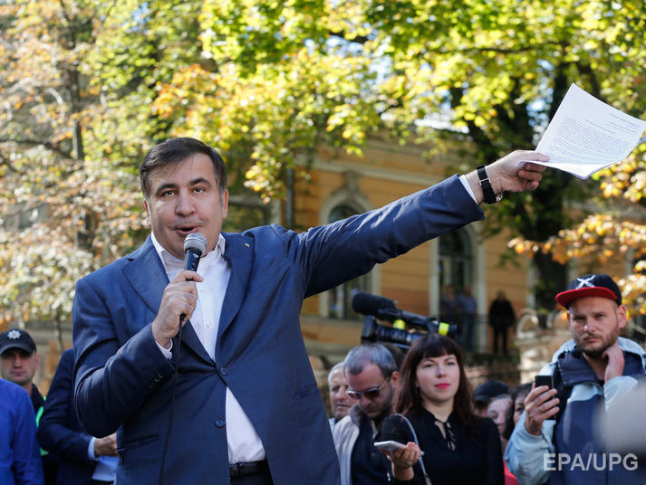 Саакашвили заявил, что в администрации Порошенко есть склад наличных