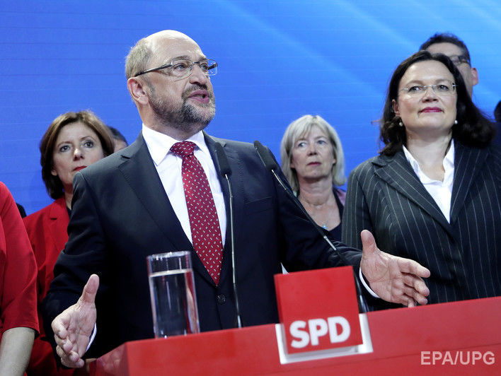 Социал-демократическая партия Германии по итогам выборов в Бундестаг объявила о переходе в оппозицию