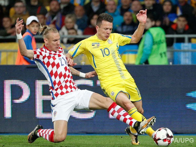 Коноплянка о матче с Хорватией: Не знаю, что случилось во втором тайме