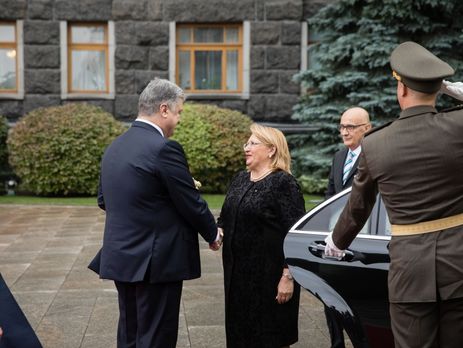 В Украину с официальным визитом прибыла президент Мальты. Фоторепортаж