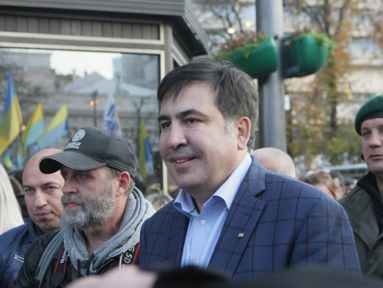 Саакашвили заявил, что у власти нет сил разогнать митинг под Радой