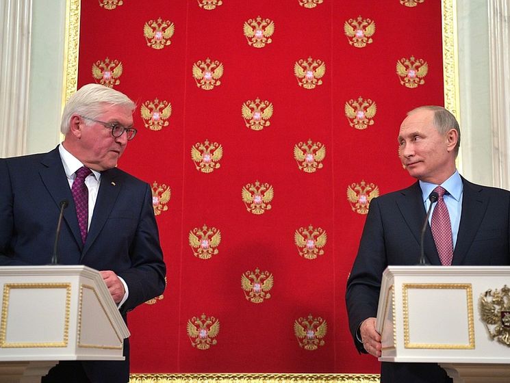 Штайнмайер заявил, что Крым и Донбасс остаются бременем для взаимоотношений Германии и России