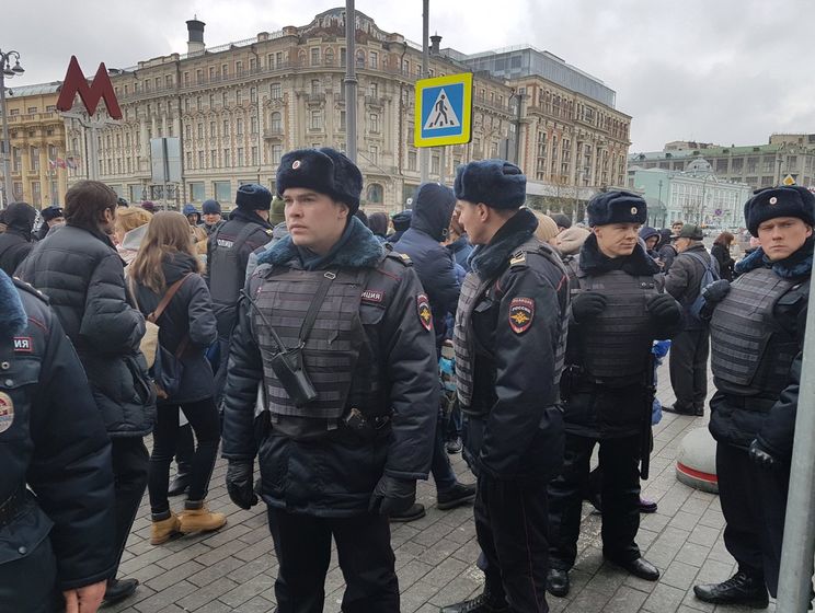 В МВД РФ сообщили, что 5 ноября в Москве задержали 263 человека
