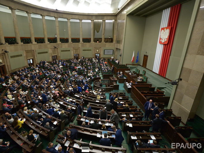 Сейм Польши собирается запретить отрицание "преступлений украинских националистов"