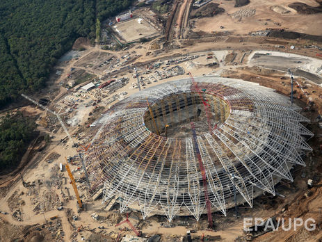 ﻿У Росії на будівництві стадіону для футбольного чемпіонату світу вкрали 2 млрд руб. – підрядник
