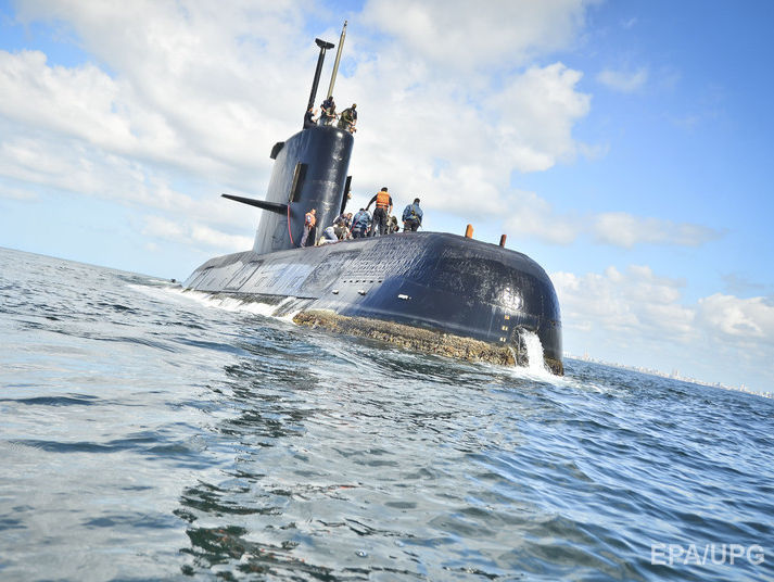ВМС Аргентины получили семь сигналов с пропавшей подводной лодки