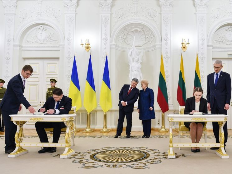 Украина и Литва подписали документы о сотрудничестве в сфере энергетики и миграции